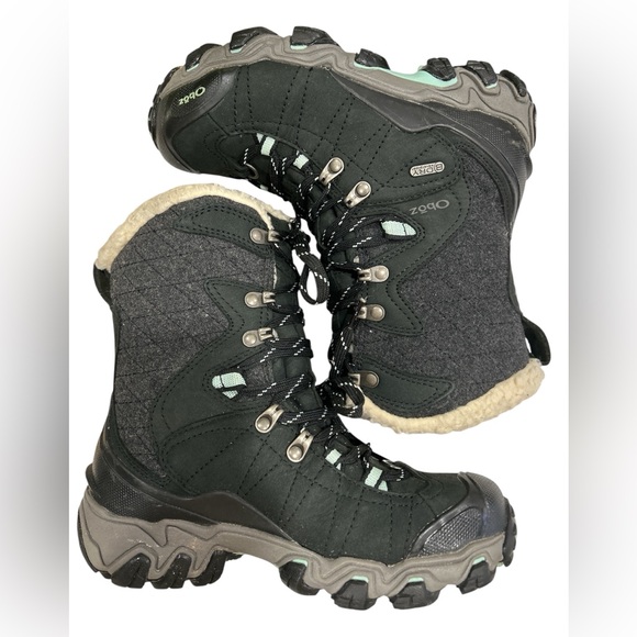 Oboz Bridger 9'' Insulated Waterproof B-Dry Lace Up Winter HIking Boots - Size 6 - Picture 1 of 11
